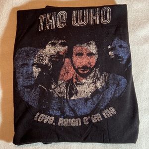 Authentic THE WHO Ladies 2012 Quadrophenia Black T, Cap Sleeve, Size XL